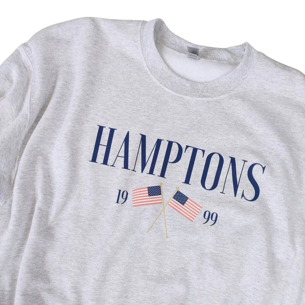 NWT Hamptons American Flag Sweatshirt